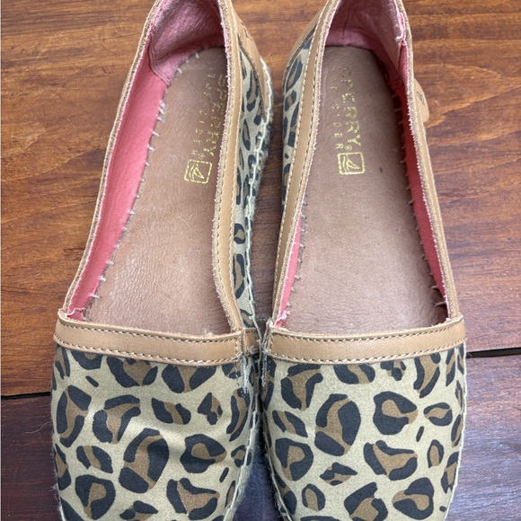 Sperry Top-Sider Cheetah Animal Tribal  Print Espadrilles 7.5 EUC - Picture 2 of 11